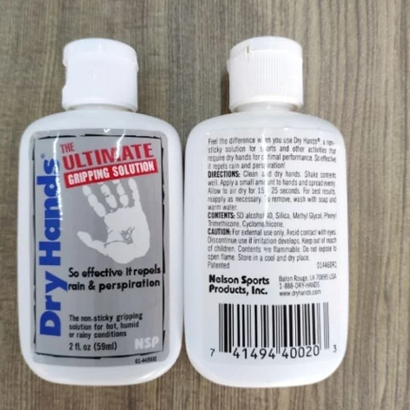 Manos secas antideslizantes que absorben el sudor, 59ml, para agarre deportivo, baile en barra, béisbol, golf, tenis, movimiento de lluvia