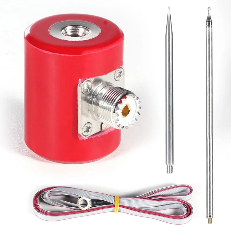 Antena QRP de 5,6 M/18,3 pies, 14M-30MHz, 300W-600W, antena HF de acero inoxidable, longitud de onda 1/4 para Radio QRP USDX