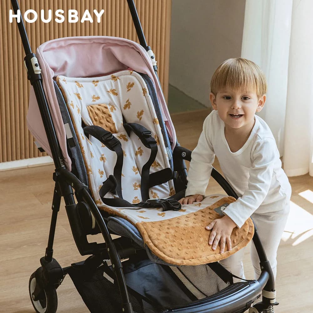 Cojín Universal para cochecito de bebé, cojín para asiento de cochecito de bebé, algodón suave y cómodo para invierno, alfombrilla para coche,