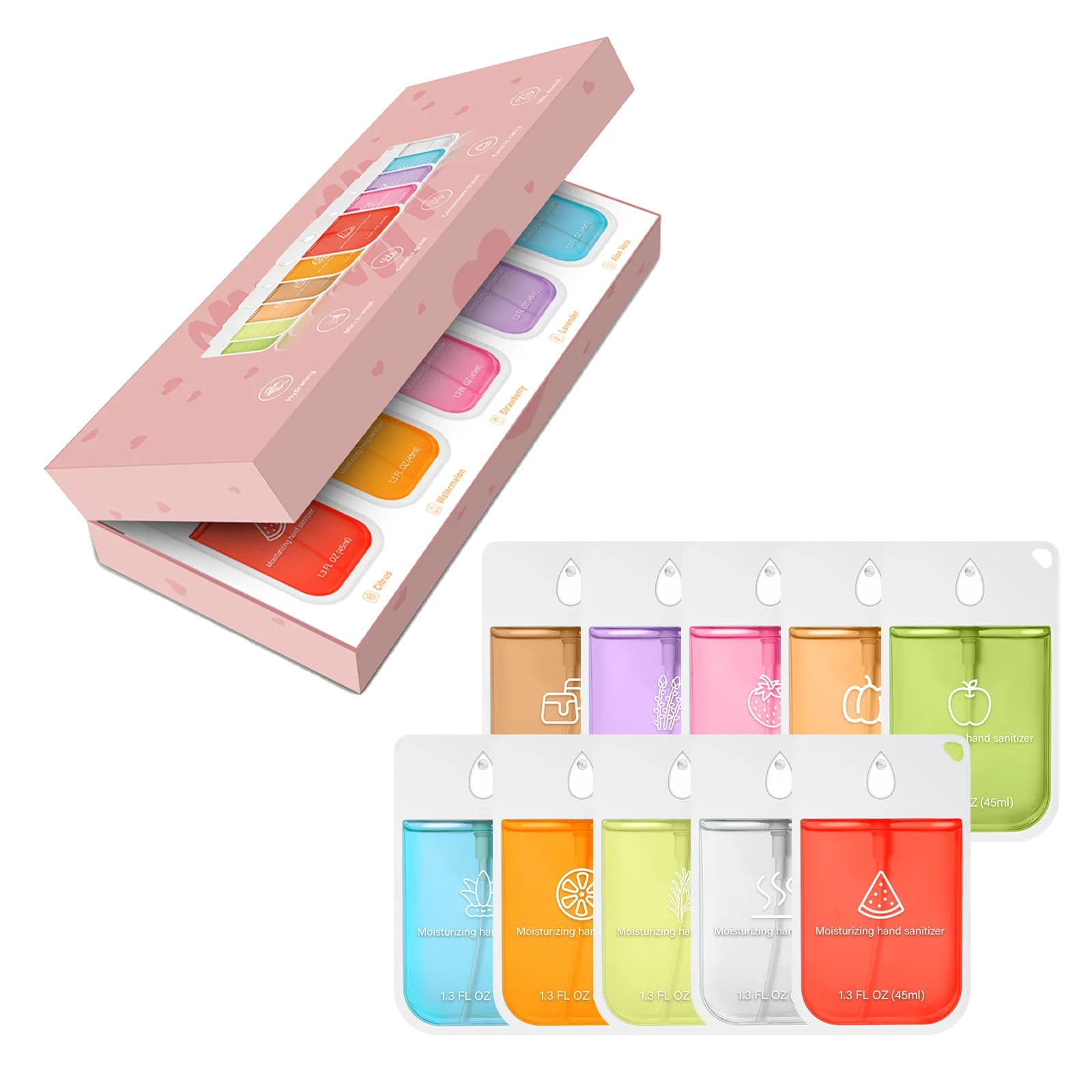 Juego de 10/6 Uds. De pulverizador de niebla potente, desinfectante de manos, Spray hidratante nutritivo, portátil, seguro, limpieza confiable, Spray
