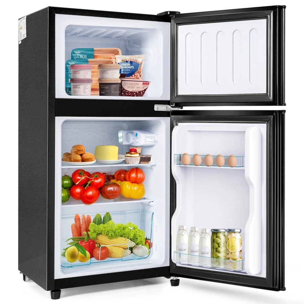 Combinación Refrigerador-Congelador con 60 Litros Volumen Total 22 Litros Volumen Congelador 38 Litros Volumen Refrigeración 102 KWh/Año Led
