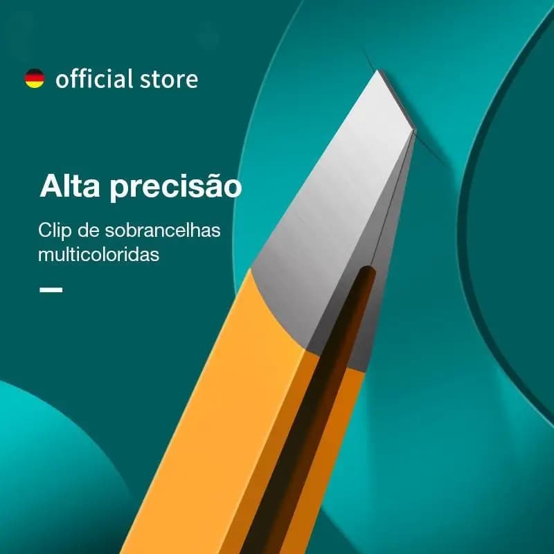 Pinzas para cejas, extractor de pelos finos de Belleza del cabello colorido, pinzas para cejas inclinadas de acero inoxidable, herramientas de