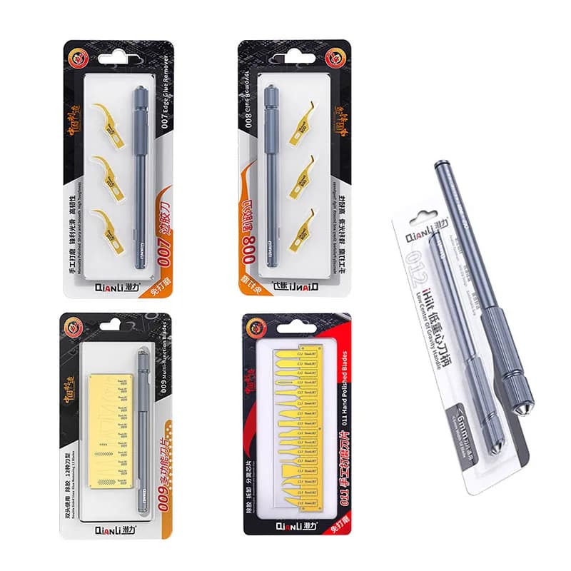 Qianli-cuchillo removedor de pegamento IC de CPU, hoja fina, placa base, Chip BGA, herramienta de cuchillo de palanca de raspado de limpieza, 007,