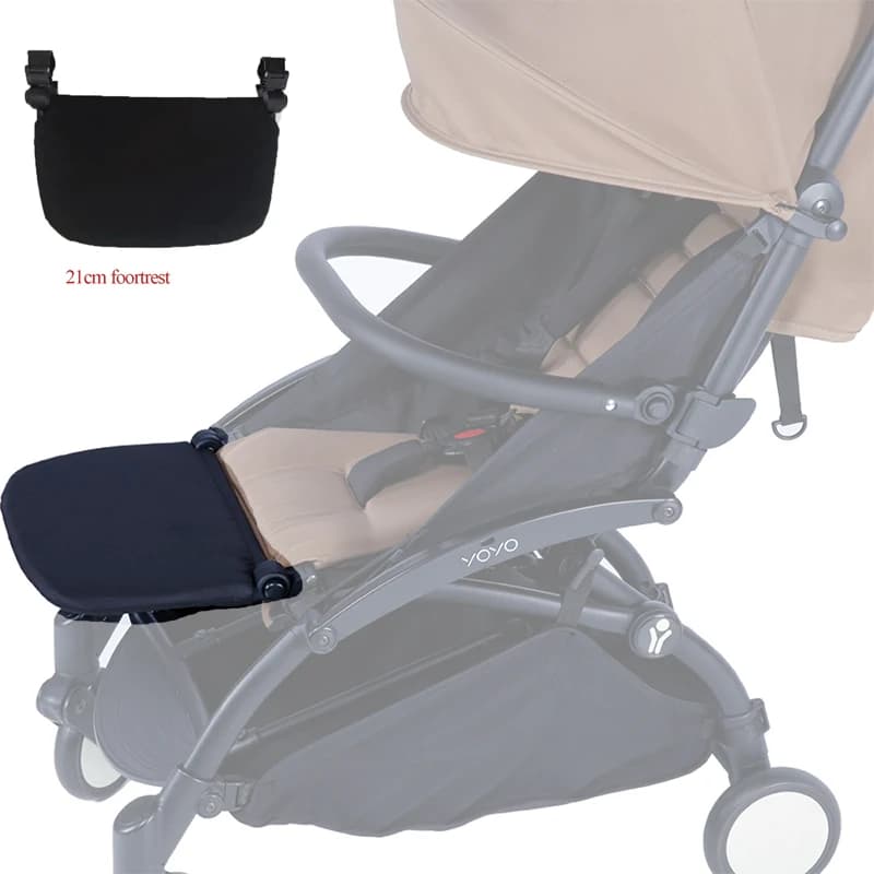 Reposapiés de cochecito de 21cm para Babyzenes Yoyo Yoya, carro estable, estribo extendido, accesorios para cochecito
