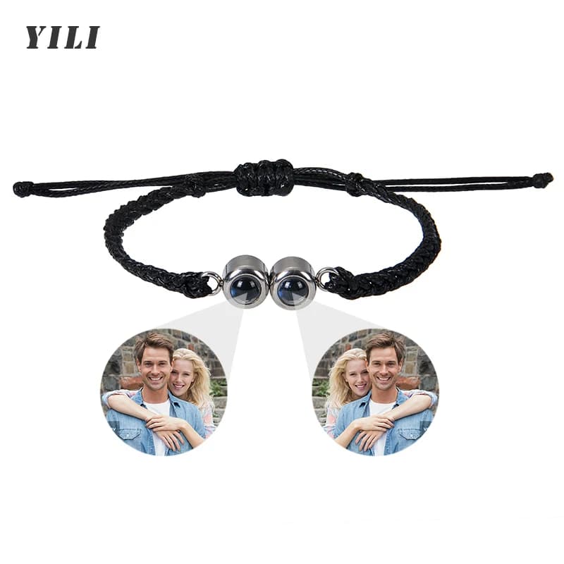 Pulsera con Imagen Personalizada, Pulseras con Fotos, Regalos Conmemorativos Personalizados para Mujeres, Hombres, Familiares, Parejas, Mejores Amigos