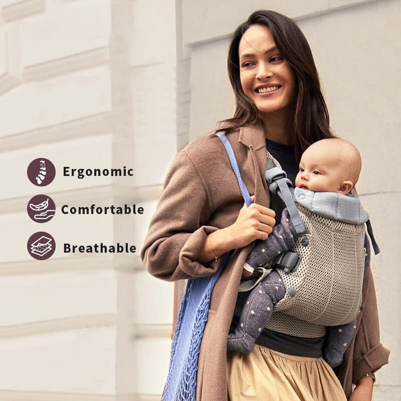 Portabebés BabyBjorn en malla 3D |   Diseño Ergonómico 3 en 1 que Acompaña a Recién Nacidos y Niños Pequeños (de 7 a 40 Libras)