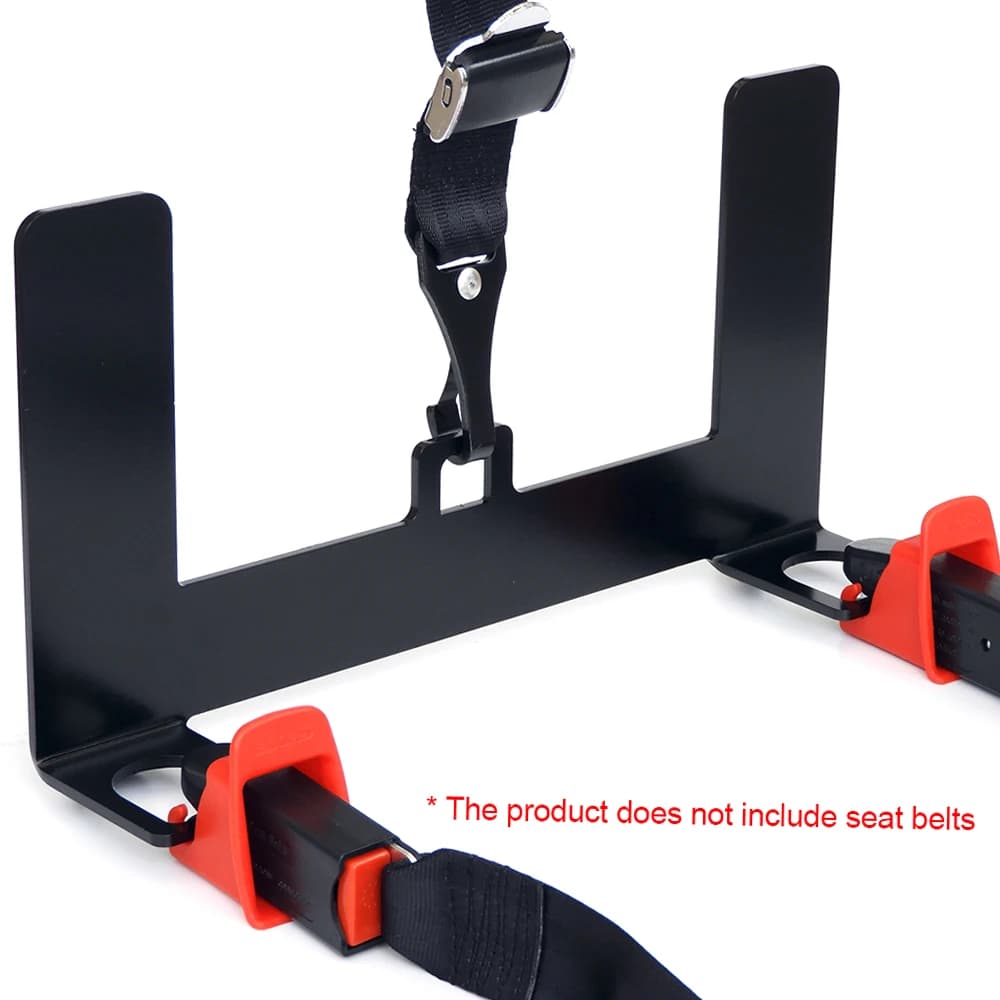 Kit de montaje de sujeción para asiento infantil de coche, conector de cinturón ISOFIX, soporte ISOFIX, conector de cinturón ISOFIX