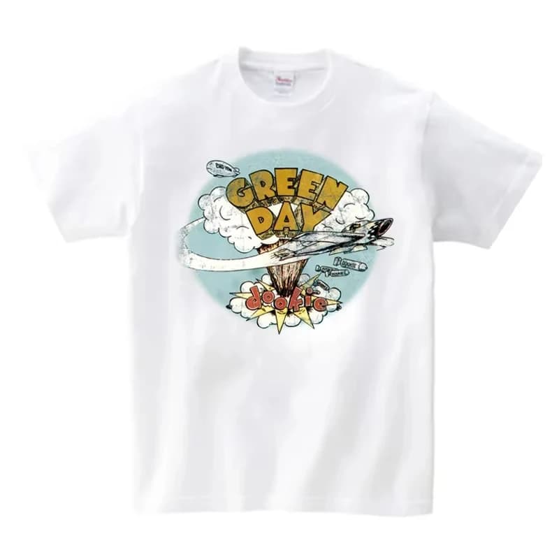 Camiseta de verano para niños, camiseta para niños y niñas, camiseta de moda para niños y adolescentes, camiseta de música Rock GREEN DAY