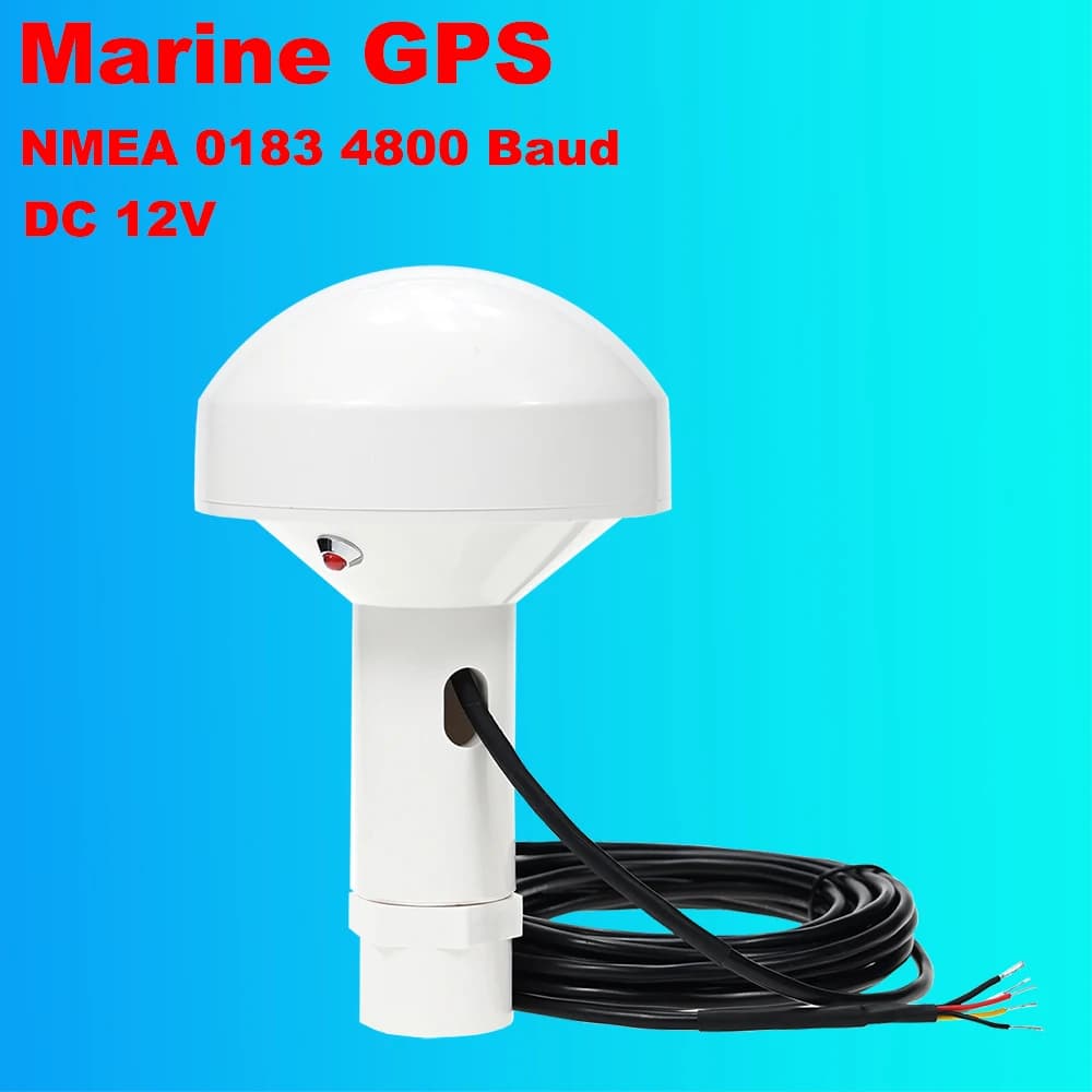 Antena receptora GPS marina de 12V RS232 GPS NMEA0183 4800 Baud barco GPS Raymarine Garmin NMEA 0183 GPS memoria Flash programable
