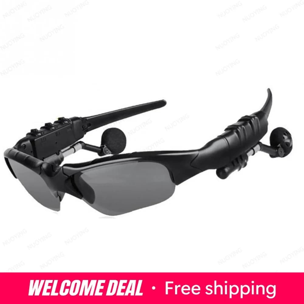 Gafas Inteligentes Bluetooth para Senderismo, Auriculares Inalámbricos con Sonido Estéreo, Lentes Polarizadas con Protección UV, Auriculares con