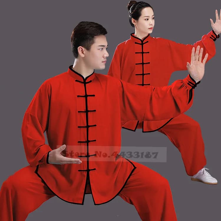 Ropa holgada tradicional china traje Tang ropa de Kung Fu Retro Oriental Unisex Tai Chi cintura elástica viscosa ropa de descanso 3XL