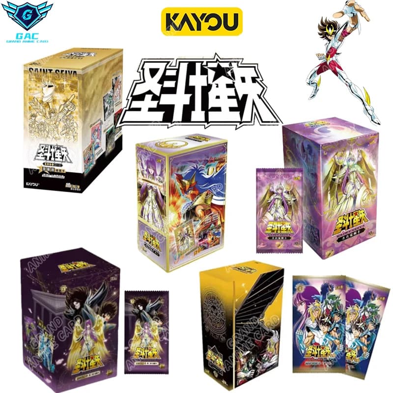 Nueva Caja de Cartas Coleccionables Kayou Saint Seiya Cloth Awakening, Edición Manga, Paquete de Cartas Estrella, Anime Japonés, Cartas Raras de