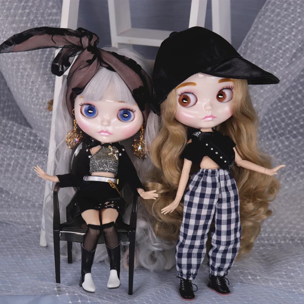 ICY DBS muñeca Blyth labios tallados cara piel blanca cuerpo articulado 1/6 BJD precio especial OB24 juguete para regalo