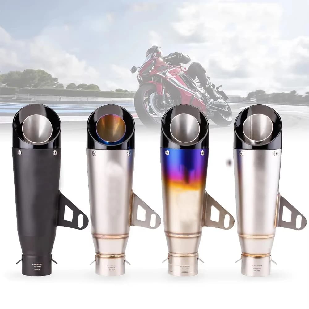 Para Kawasaki Ninja Z900 Honda CB650R Yamaha R3 51mm silenciador de Escape para motocicleta tubo de Escape 335mm de longitud