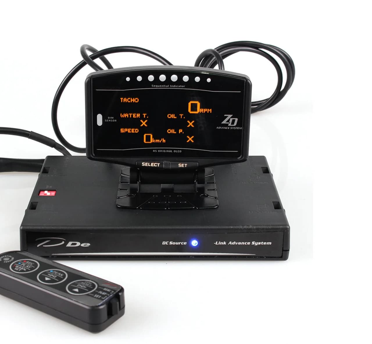 Kit completo Paquete deportivo 10 en 1 BF CR C2 Dei Advance ZD Link Medidor automático digital con sensores electrónicos/14405 metros [Caliómetro