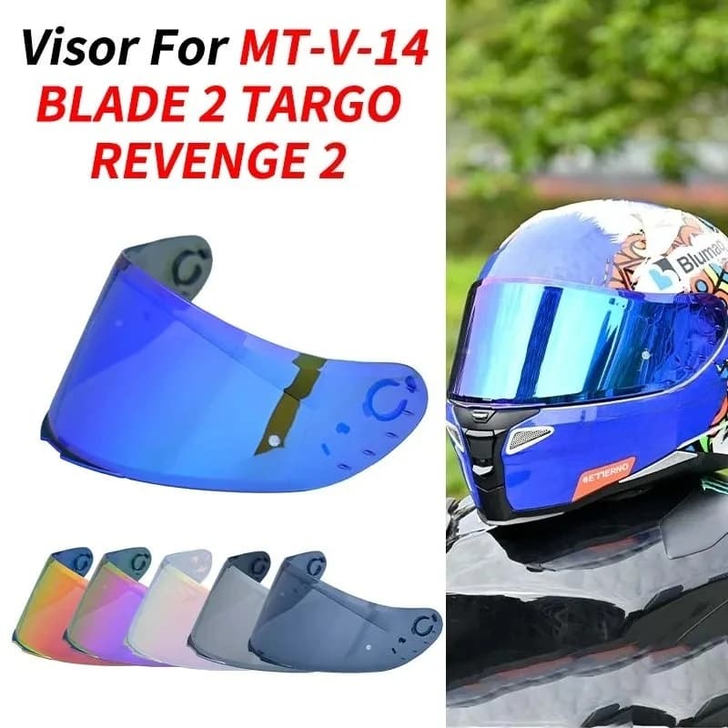Visera de casco para casco de motocicleta MT-V-14 MT solo para modelo RAPID RAPID PRO BLADE 2 SV REVENGE 2 TARGO protector de casco