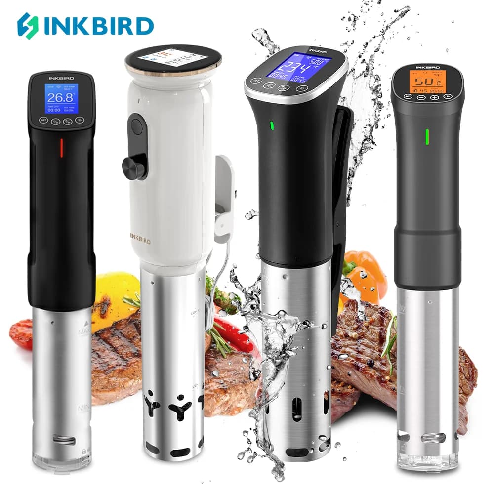 INKBIRD-máquina Sous Vide con WiFi, 4 tipos, enchufe de la UE, cocina Sous Vide, aplicación de Control remoto con recetas, alarmas, temporizador