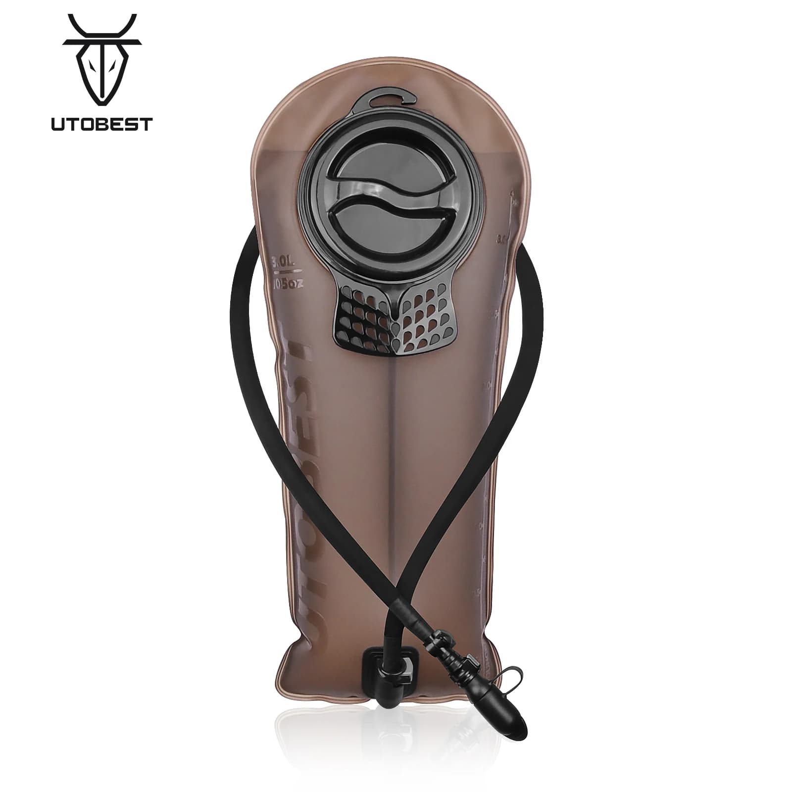 UTOBEST Depósito de hidratación 3L TPU Bolsa de almacenamiento de agua sin BPA para correr al aire libre Ciclismo Escalada