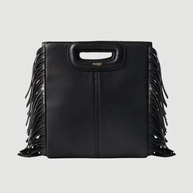 Nuevo bolso de hombro a la moda para mujer, bolso Retro de PU negro, bolso cruzado informal de diseño lujoso para mujer
