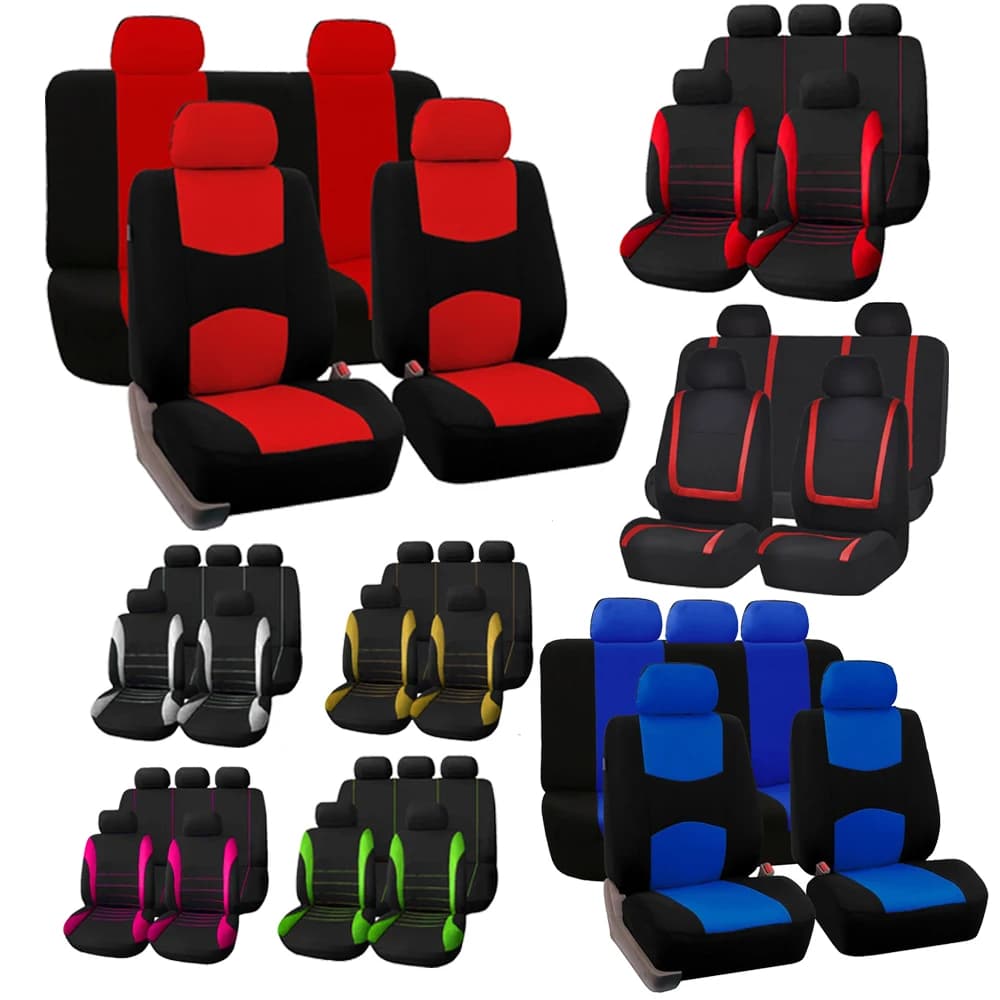 Fundas de tela para asientos de coche, 2/5 asientos, para Peugeot 508 207 307 407 3008 206 2008 208 sw 308 107 301 408 5008 4008 Rifter Traveler RCZ