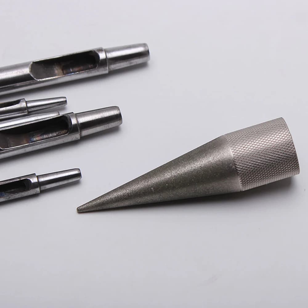 Herramienta de afilado de perforadora de cuero DIY, pulidor de perforadora de agujero redondo de cuero, herramienta de polado Manual, herramienta de