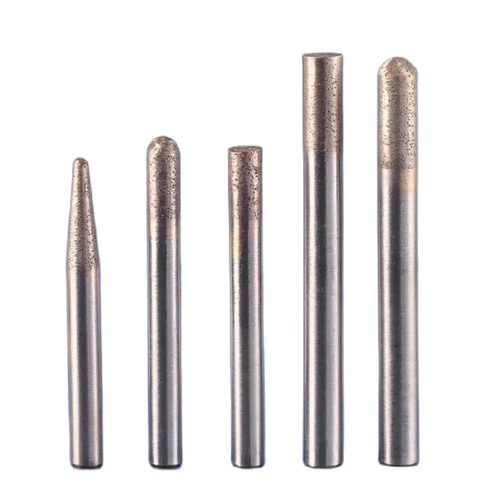 Weitol, 1 Uds., vástago de 6mm/8/10/12mm, broca enrutadora de piedra sinterizada, punta de bola, cabeza plana, herramientas de tallado CNC de
