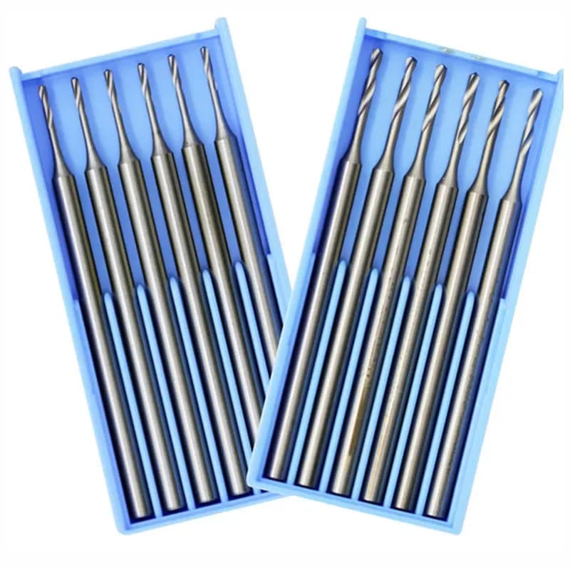 6 uds aleación de tungsteno acero Oliva ámbar cuchillo de taladro de grabado fresa de extremo broca enrutadora de carpintería herramientas de corte