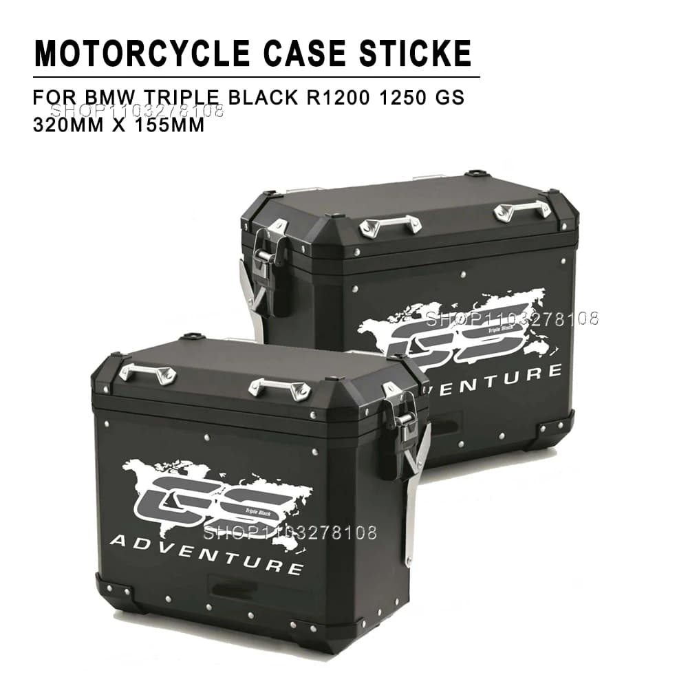 Para BMW 40 años R 1200 1250 GS RALLYE R 1200 1250 GS TRIPLE negro Adventure Racing motocicleta pegatina para maletero decoración Deca