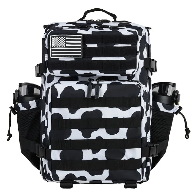 Mochila Táctica de 45L/35L/25L, Estilo Militar, para Deportes al Aire Libre, Viajes, Senderismo, Supervivencia, Impermeable, para Gimnasio, con Doble