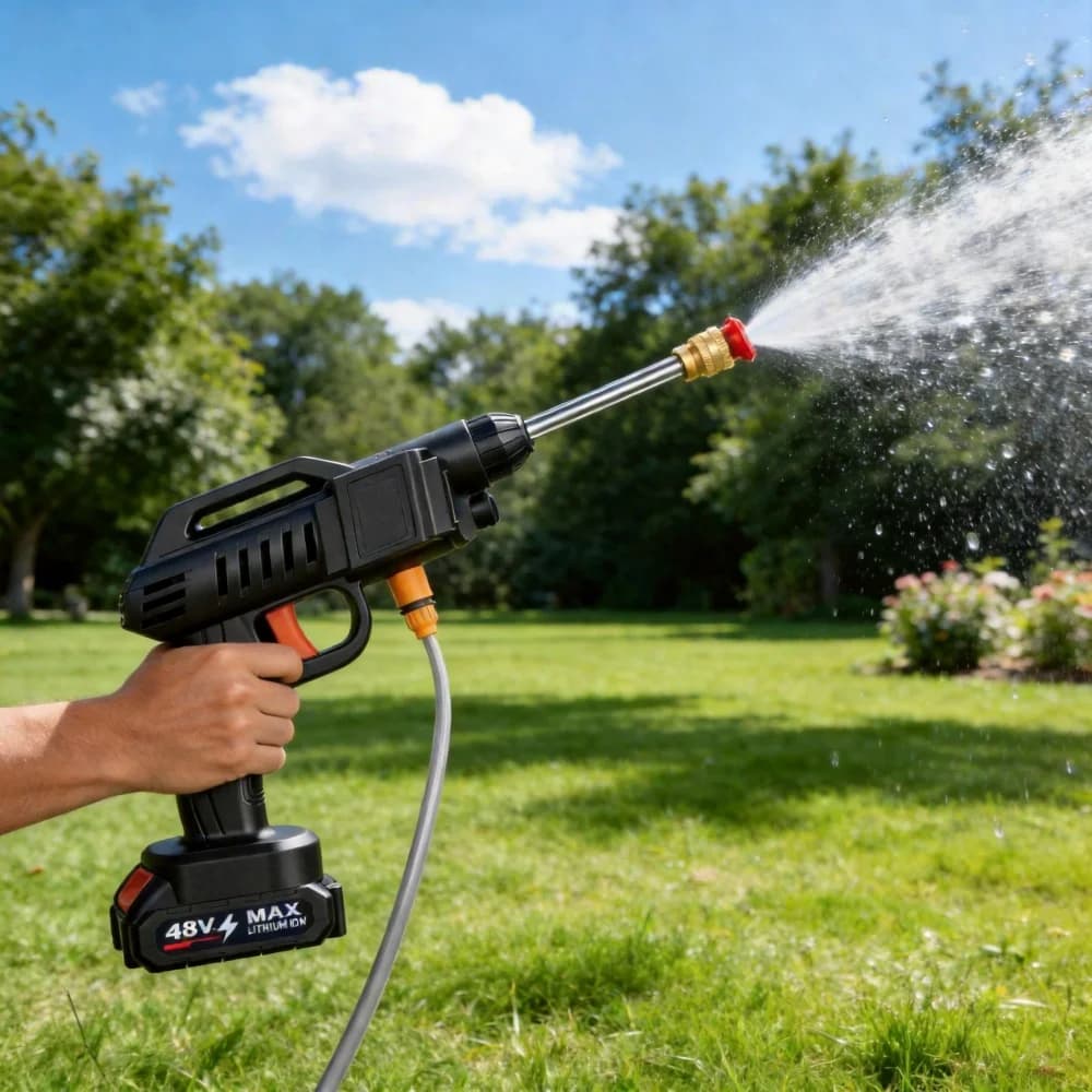 Pistola de Agua Inalámbrica de Alta Presión de 1500W, Limpiador de Autos, Lavadora a Presión, para Batería Makita de 18V, Herramienta de Limpieza