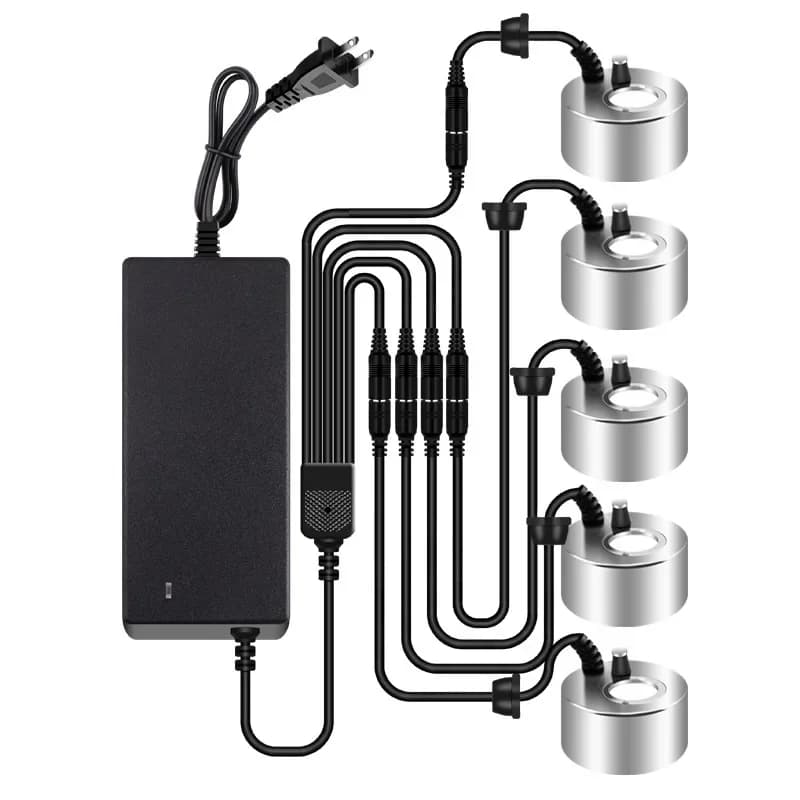 Generador de niebla nebulizador bomba de agua atomizador ultrasónico humidificador fuente rocalla jardinería bonsái acuario estanque decoración