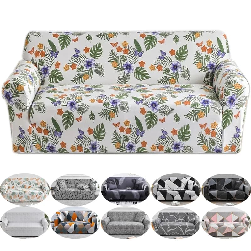 Funda elástica antideslizante para sofá, fundas ajustables para sofá, Protector de muebles para dormitorio, sala de estar, decoración del hogar, 1