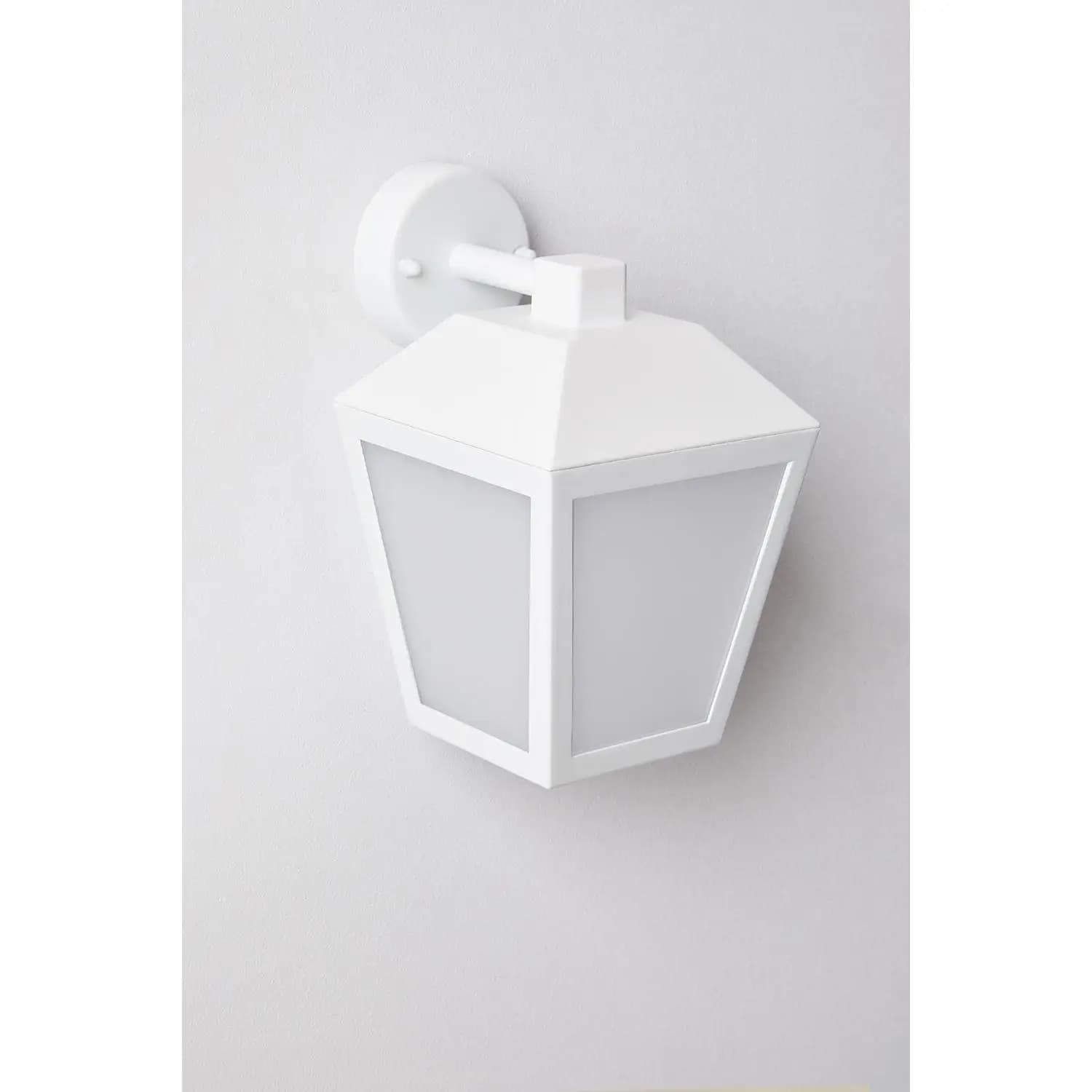 ORION91oficial® - Lámpara de pared LED para exterior, 360lm, 8W Luz Cálida 3000K , Aluminio Color Blanco, IP44 - spaziOrion91