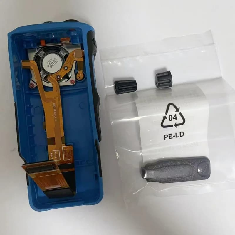 Kit de funda carcasa frontal de Radio portátil con Cable flexible y altavoz para Motorola DP4401Ex DGP8050Ex Walkie Takie Accesorios
