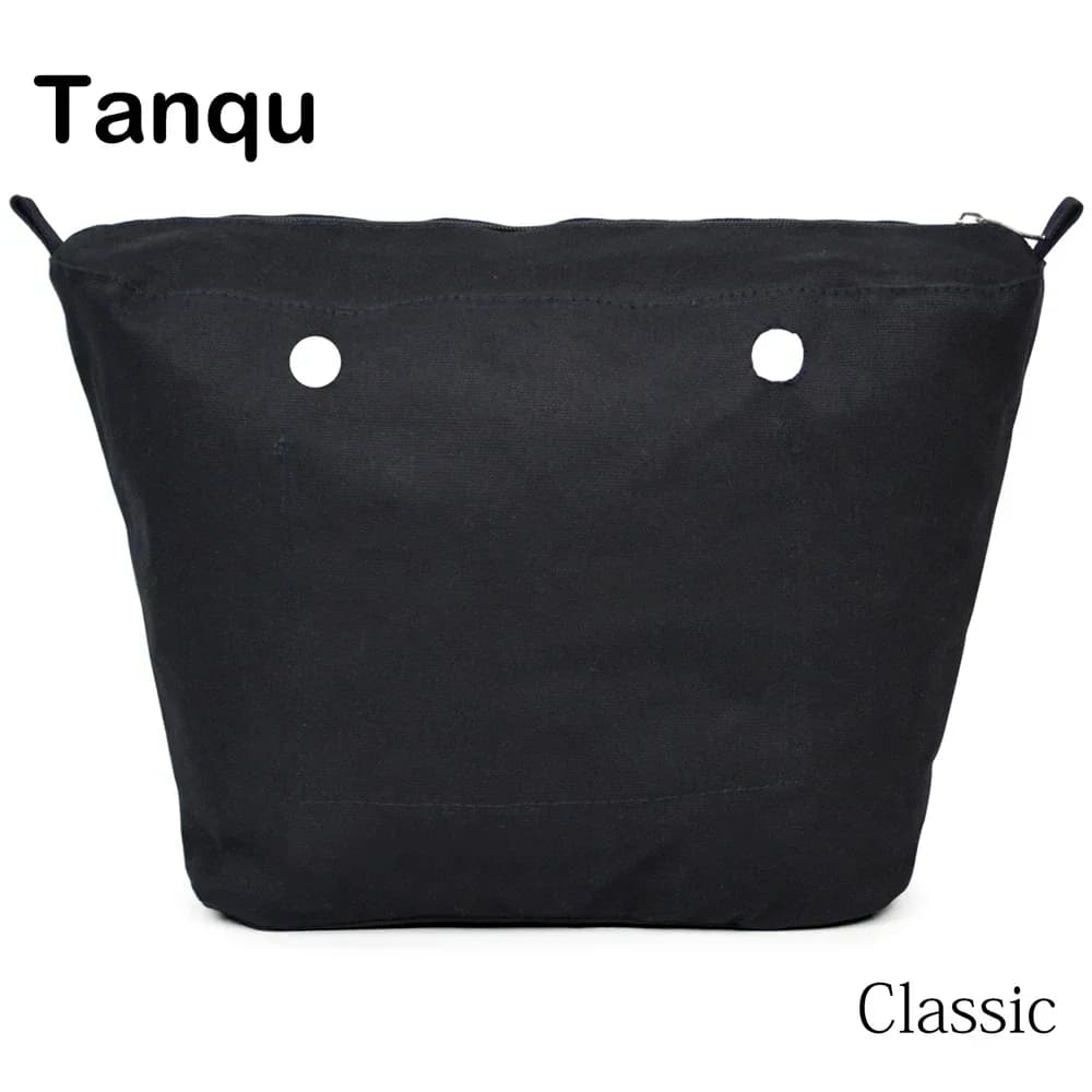 TANQU Nuevo bolsillo con cremallera y forro interior para inserto Obag clásico con revestimiento interior impermeable para bolsa O