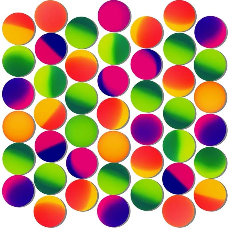 Pelota que rebota para niños, pelotas elásticas, juguetes, pelotas de goma para saltar, colores de empalme, pelota flotante, pelota divertida para