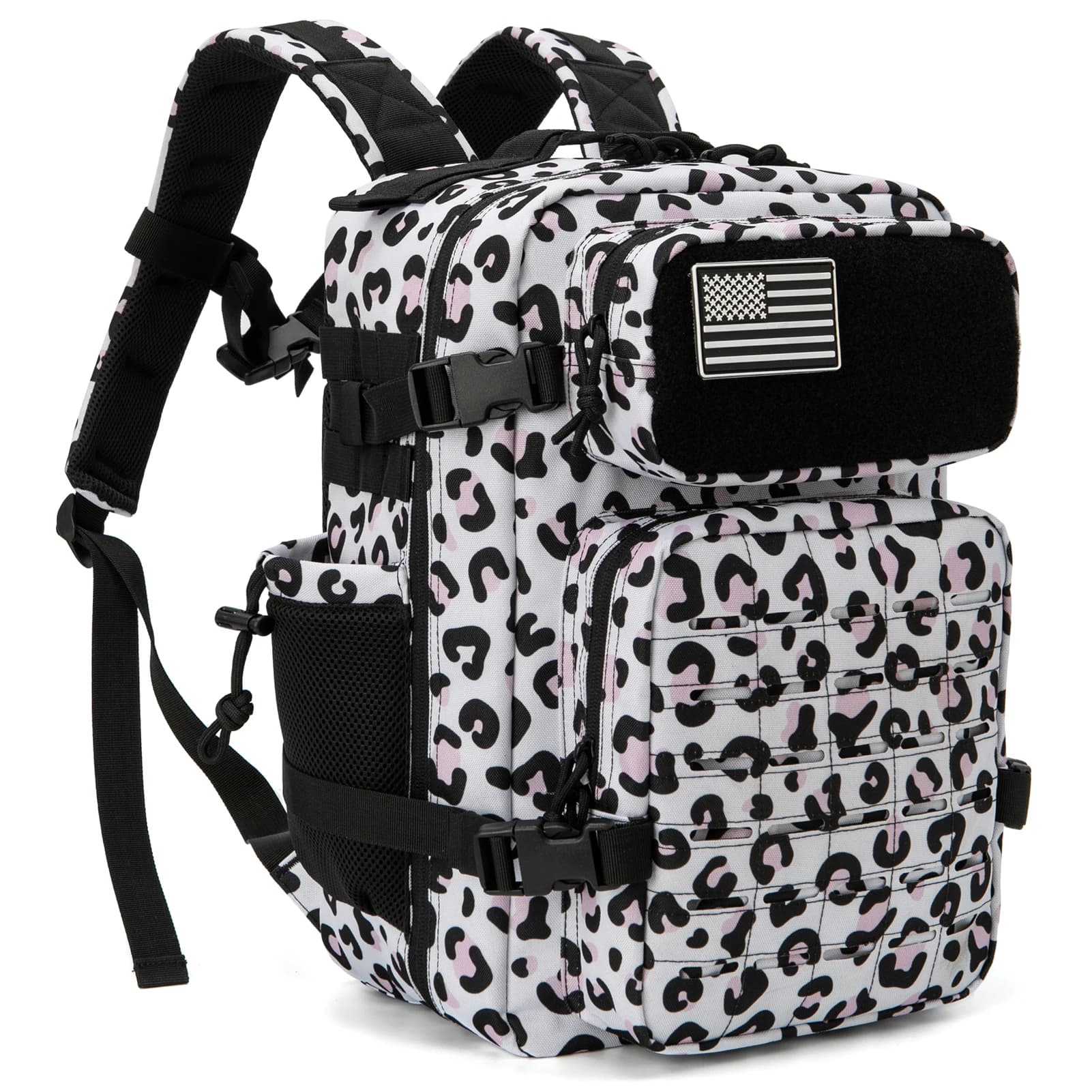 Mochilas tácticas de 25L para hombres, mochila Molle con corte láser de supervivencia, bolsa pequeña para insectos, mochila para gimnasio con