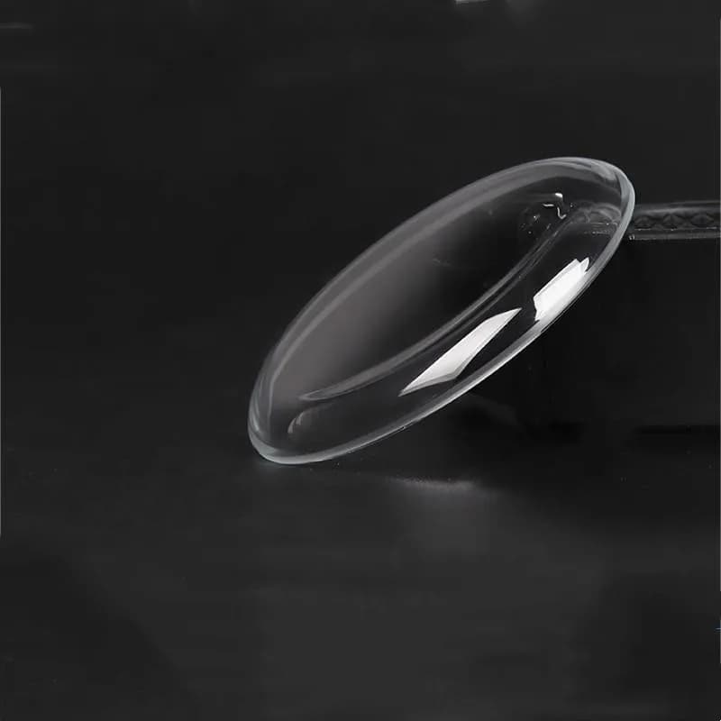 Cristal de reloj con cúpula alta en forma de tapa, cristal Mineral redondo de 36mm-43,5mm de diámetro para reparación de relojes YZC450