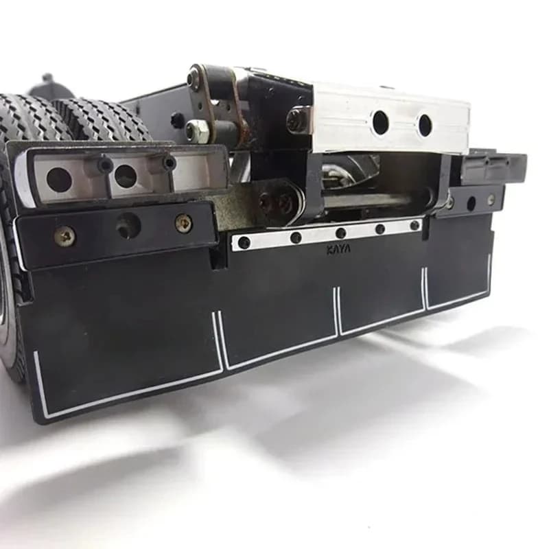 Para camiones RC Tamiya 1/14, piezas de bricolaje para Scania y Man, cuero de goma decorativo antipolvo.