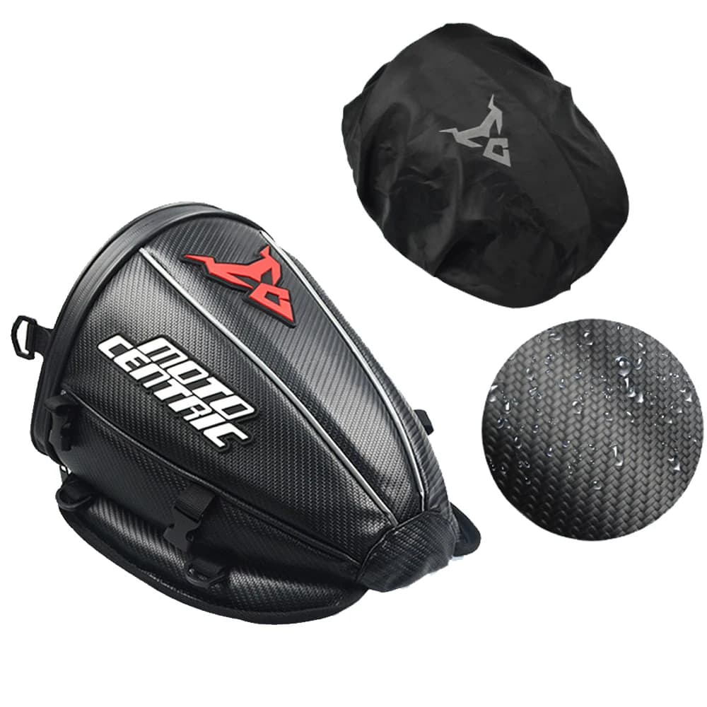 Bolsa trasera impermeable para motocicleta, equipaje deportivo, sillín reflectante, bolsa trasera para motocicleta, Scooter, asiento trasero lateral