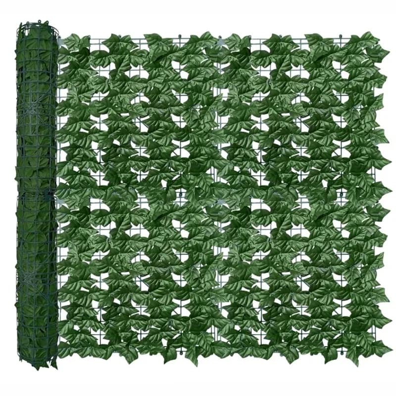 Paneles de valla de hojas verdes, seto de hiedra Artificial de 1x3m, pantalla de valla de privacidad falsa para plantas de decoración de balcón y
