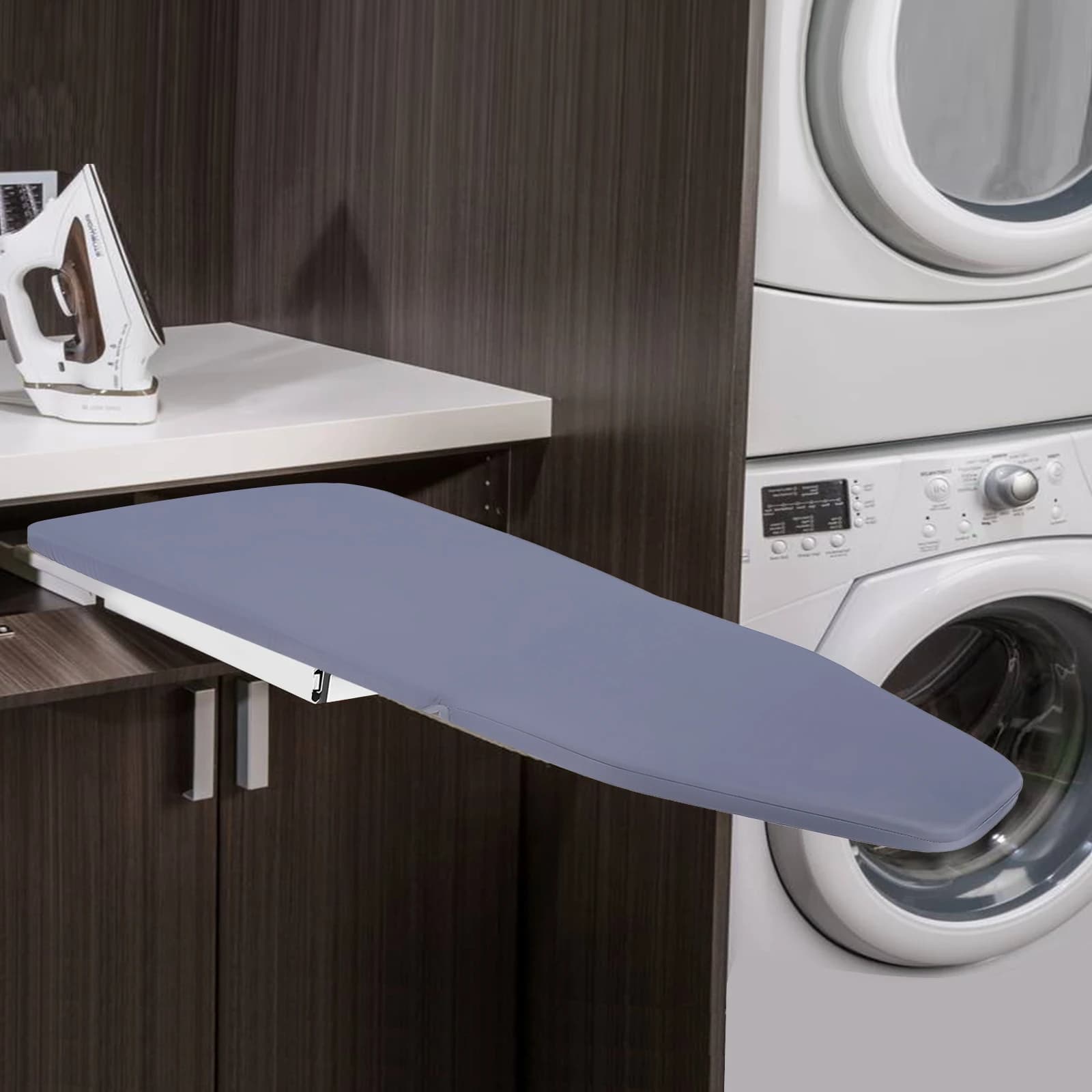 Armario de tabla de planchar retráctil moderno de 80cm, extraíble, para separar en el gabinete