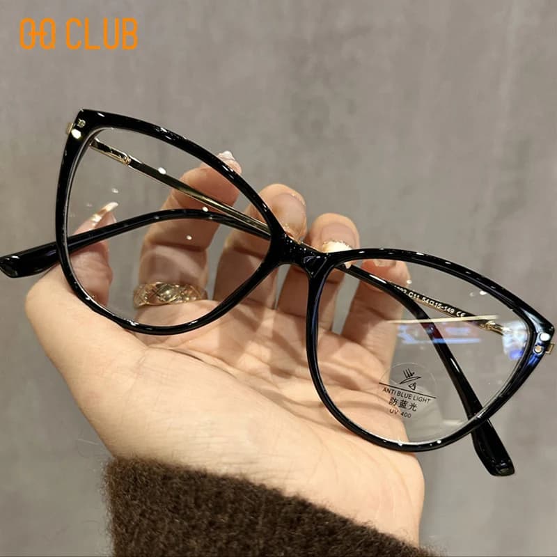 O-Q CLUB Plus Gafas de lectura para mujer, gafas graduadas de alta calidad, gafas para miopía, lentes fotocromáticos, gafas para hombre Lunette