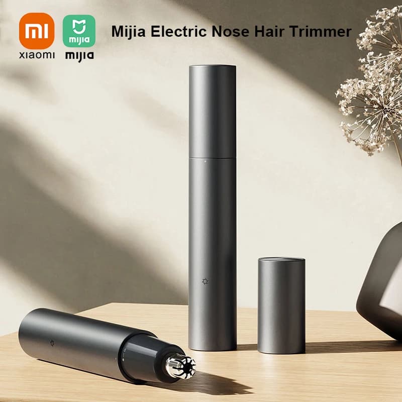 Recortador de Vello Nasal Eléctrico Xiaomi Mijia, Recortador Portátil Recargable para Nariz, Orejas y Cejas, Sin Dolor, para Hombres y Mujeres