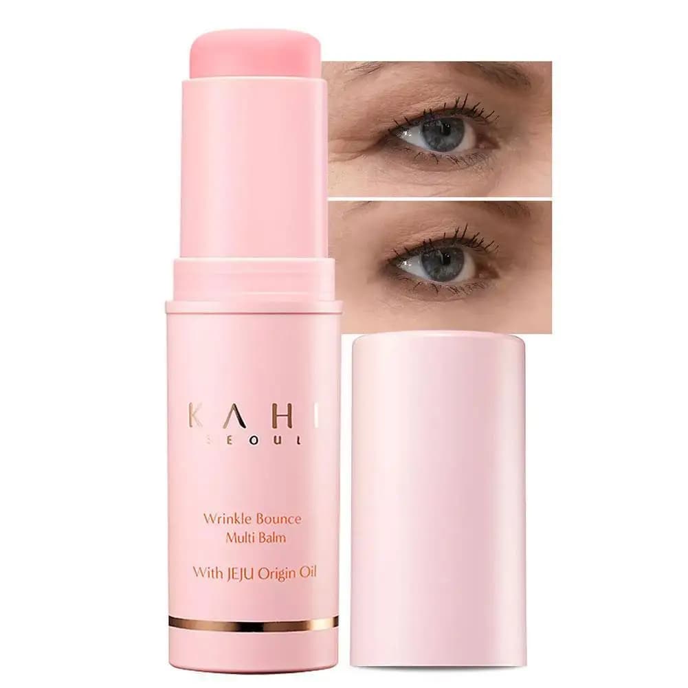 KAHI Multi Balm Stick, Bálsamo Hidratante Coreano, Bálsamo Multi-Hidratante, Antiarrugas, Humectante Facial Diario en Barra