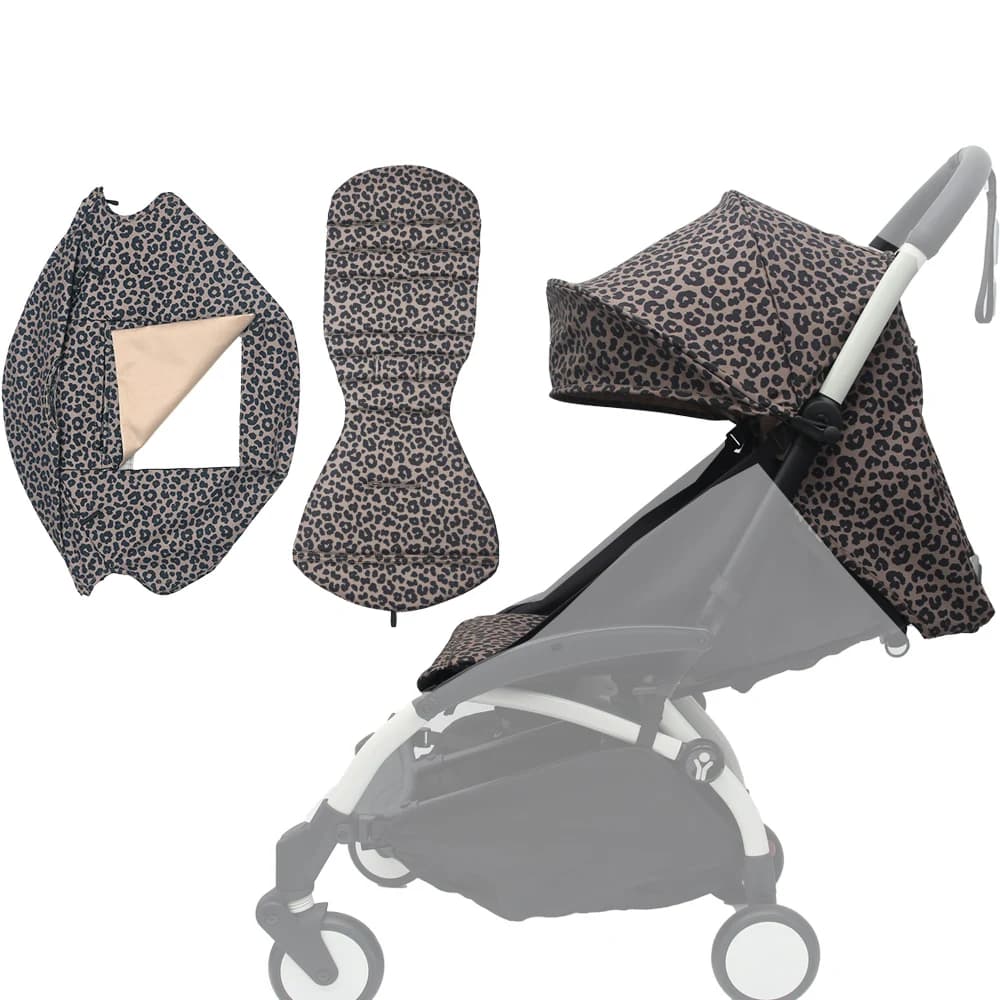 175 °   Capucha de cochecito y revestimiento de asiento para Babyzen Yoyo, funda de dosel, cojín apto para YOYO2/YOYA, sombrilla para cochecito,