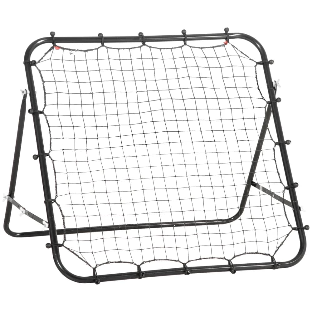 Red de Rebote Ajustable para Fútbol 96x80x96cm, Red de Entrenamiento Portátil para Práctica de Fútbol, Ejercicios Individuales y Juego en el Patio