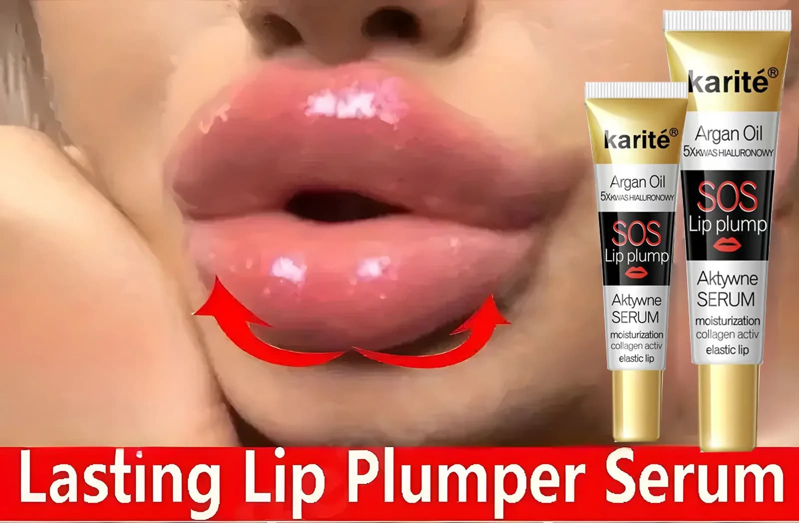 Esencia rellenadora de labios de aceite de argán marroquí: bálsamo labial hidratante y nutritivo, adecuado para todo tipo de piel, maquillaje