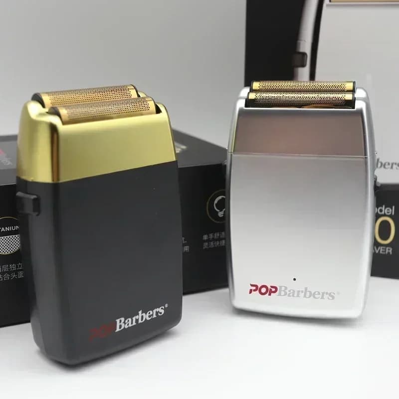 Afeitadora eléctrica para hombre POP Barbers P620 de 11000 RPM, doble lámina, USB, máquinas de peluquero profesionales, cortadora de pelo,