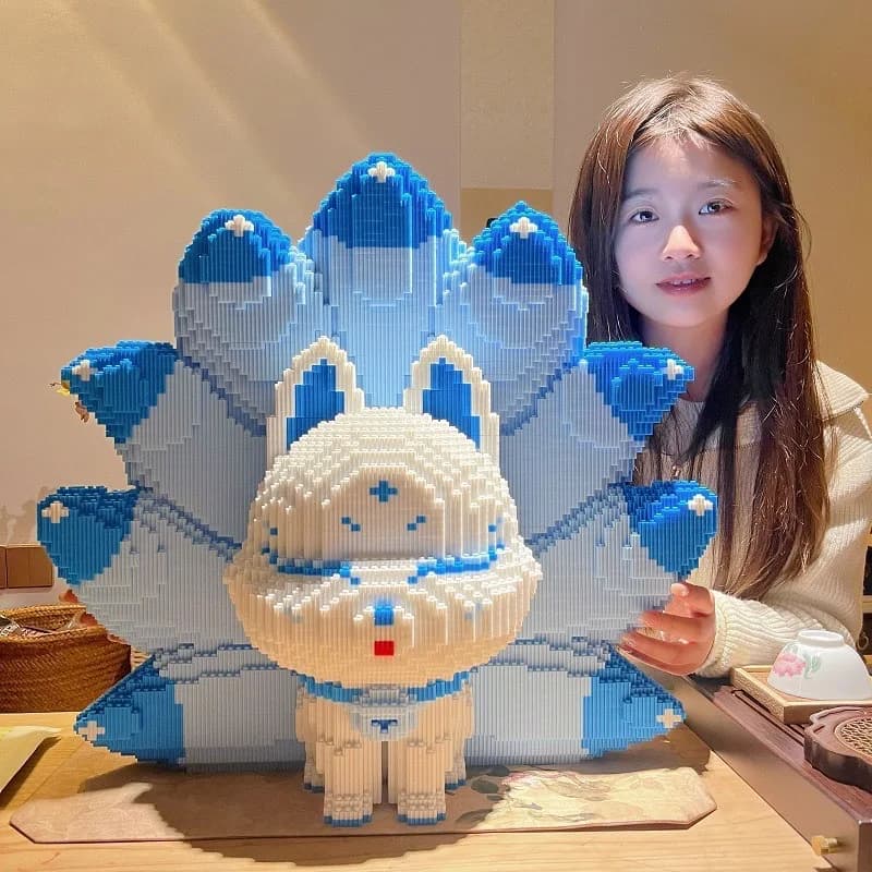 Nuevo Rompecabezas Gigante de Zorro de Nueve Colas 2026, Juguete Adorable para Niños, Regalo de Cumpleaños, Colección